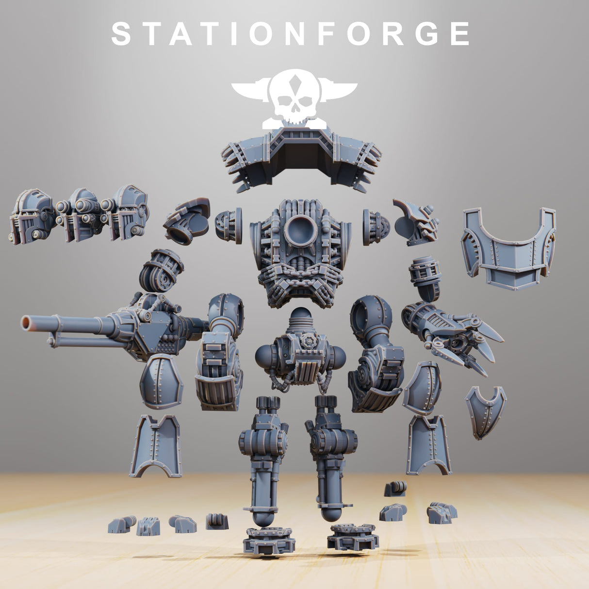 Tabletop Terrain Miniature Scavenger Defender Mk1