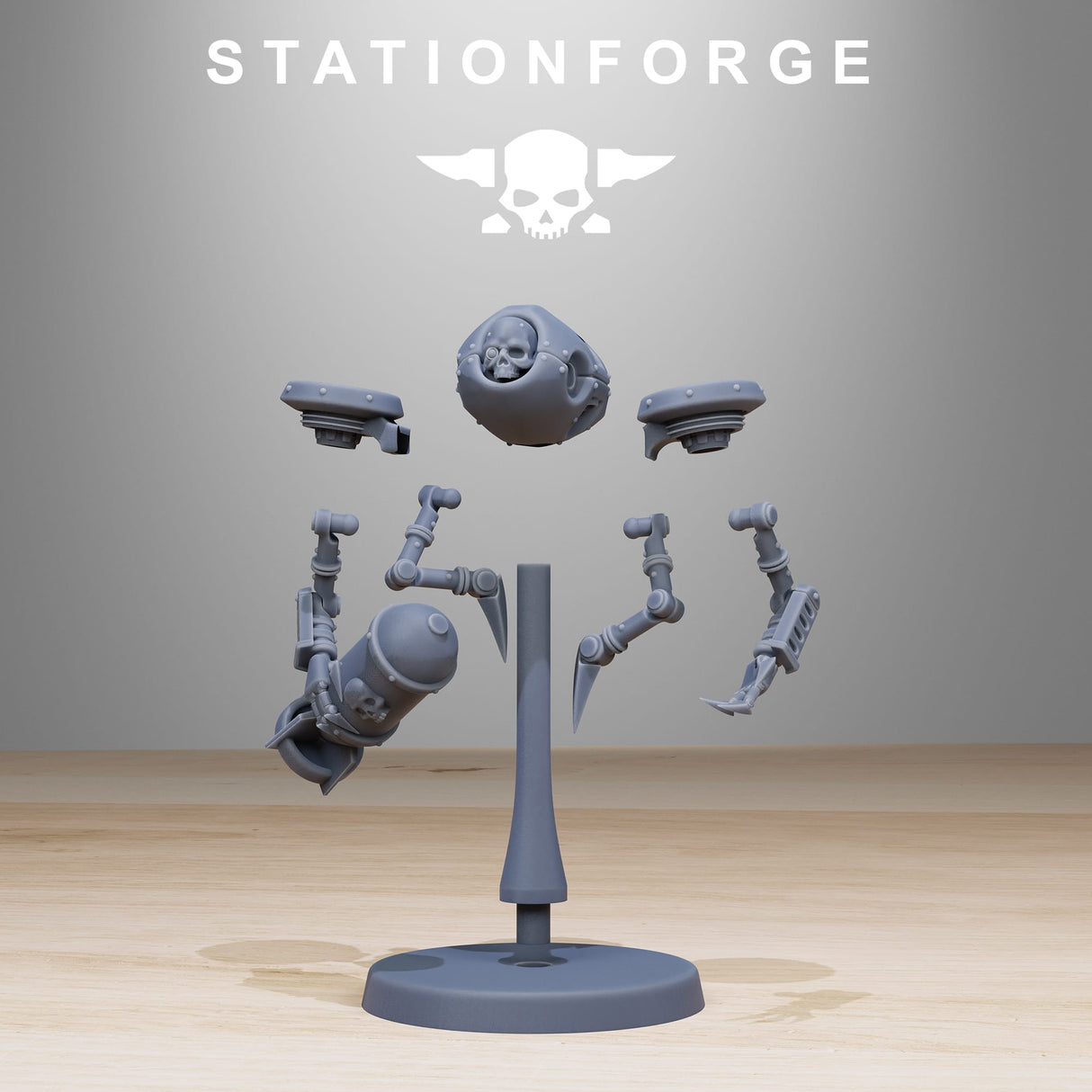 Tabletop Terrain Miniature Scavenger Drones