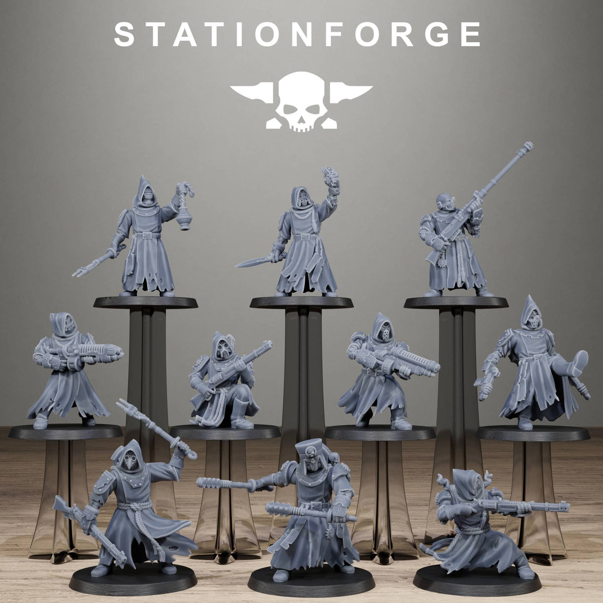 Tabletop Terrain Miniature Scavenger Dustbounders
