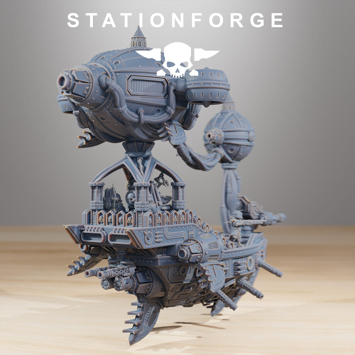 Tabletop Terrain Miniature Scavenger Floating Chapel
