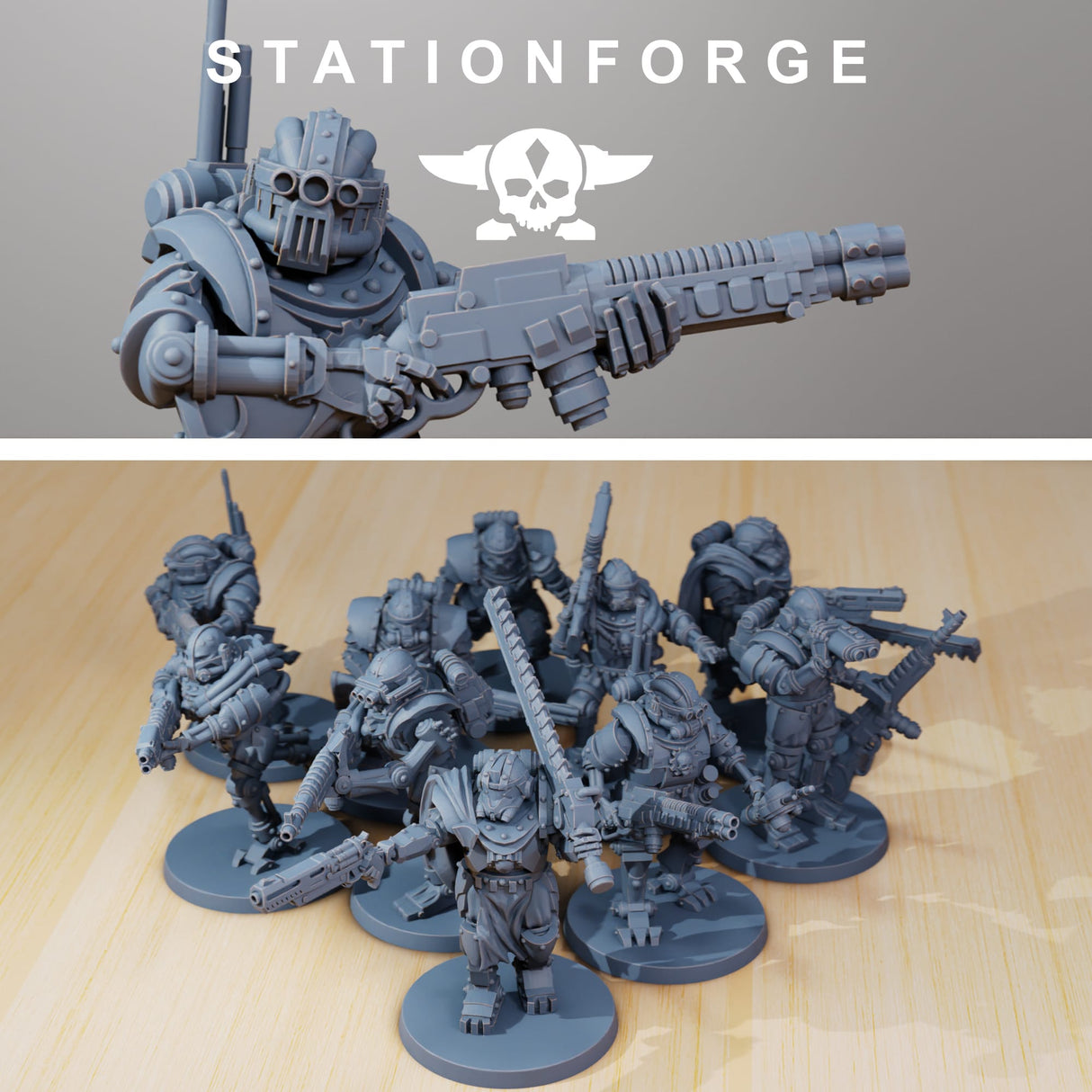 Tabletop Terrain Miniature Scavenger Frontliners
