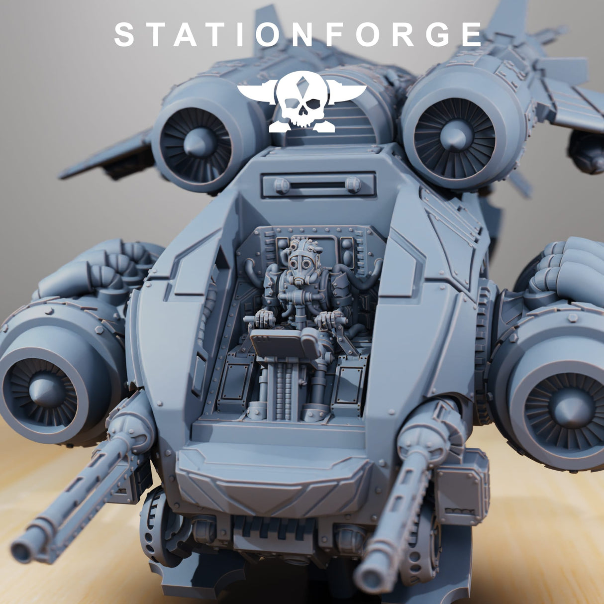 Tabletop Terrain Miniature Scavenger Gunship
