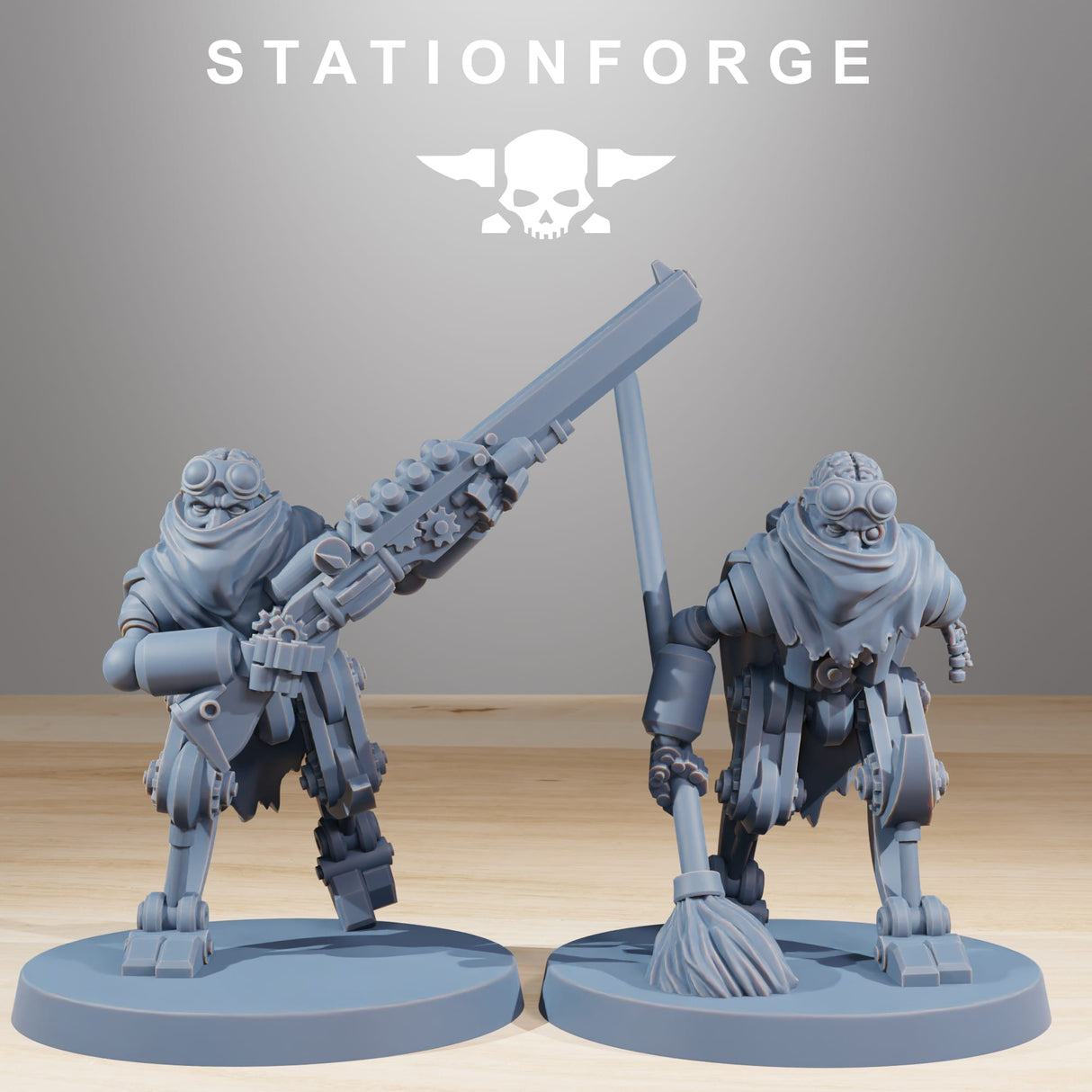 Tabletop Terrain Miniature Scavenger Halflings