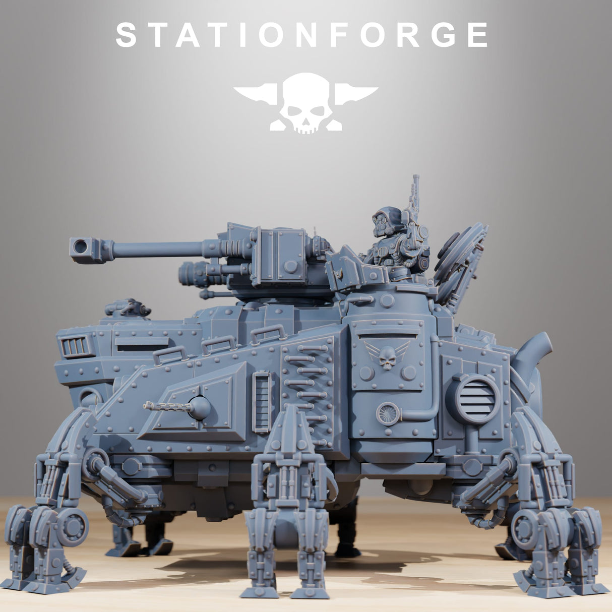 Tabletop Terrain Miniature Scavenger Heavy Tank