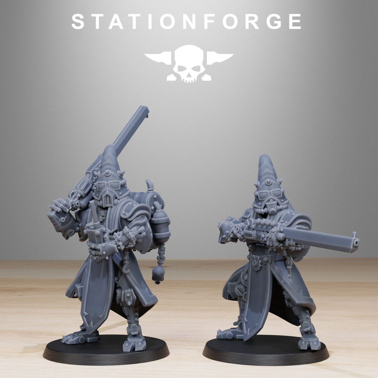 Tabletop Terrain Miniature Scavenger Hooded Cultists