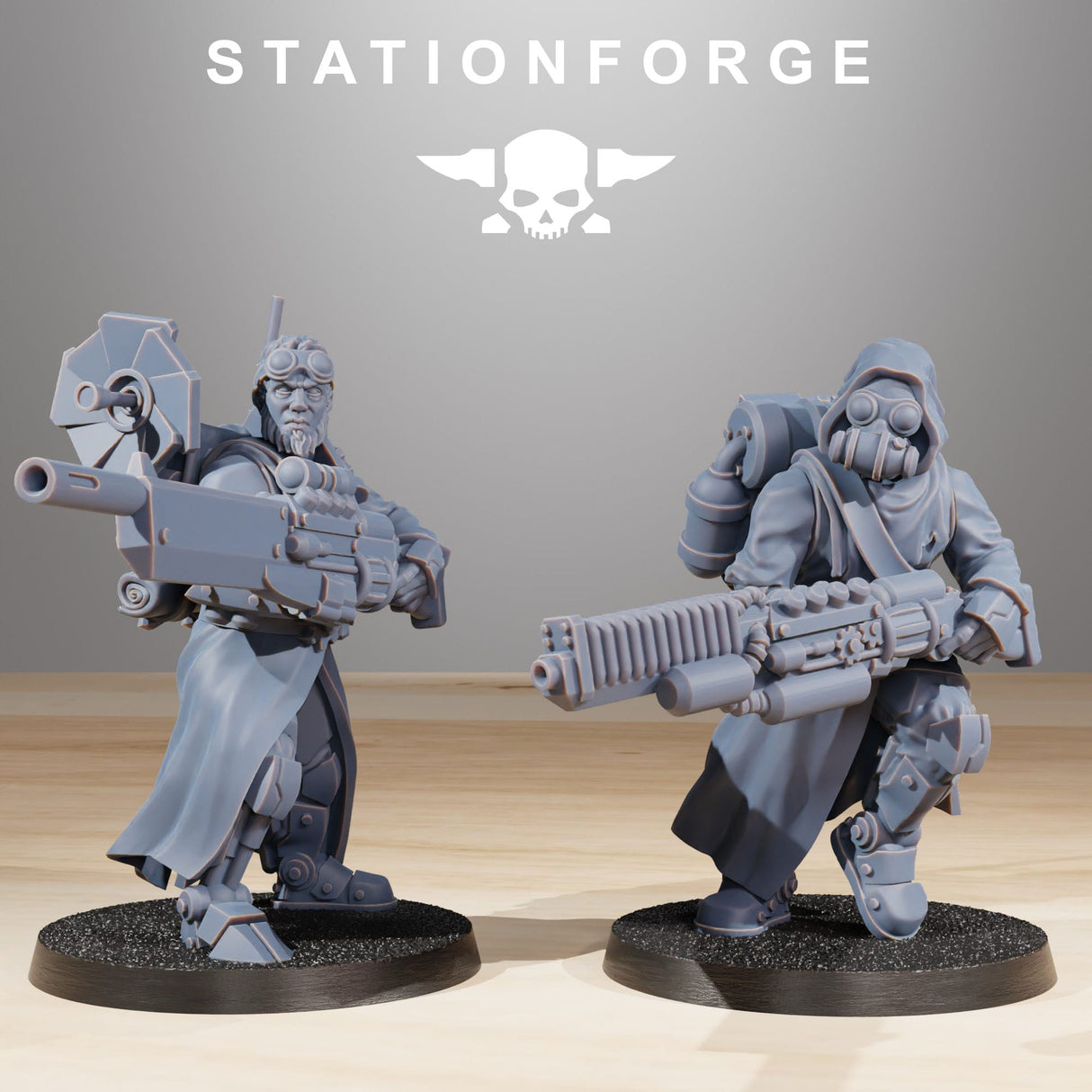 Tabletop Terrain Miniature Scavenger Infantry Builder Kit