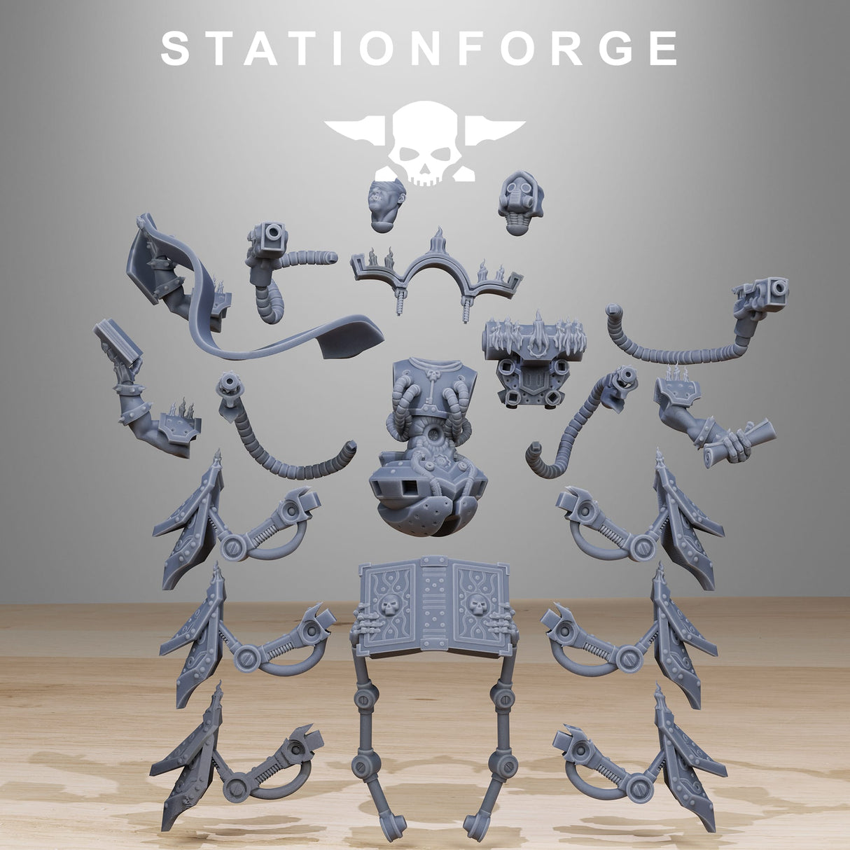 Tabletop Terrain Miniature Scavenger Librarian
