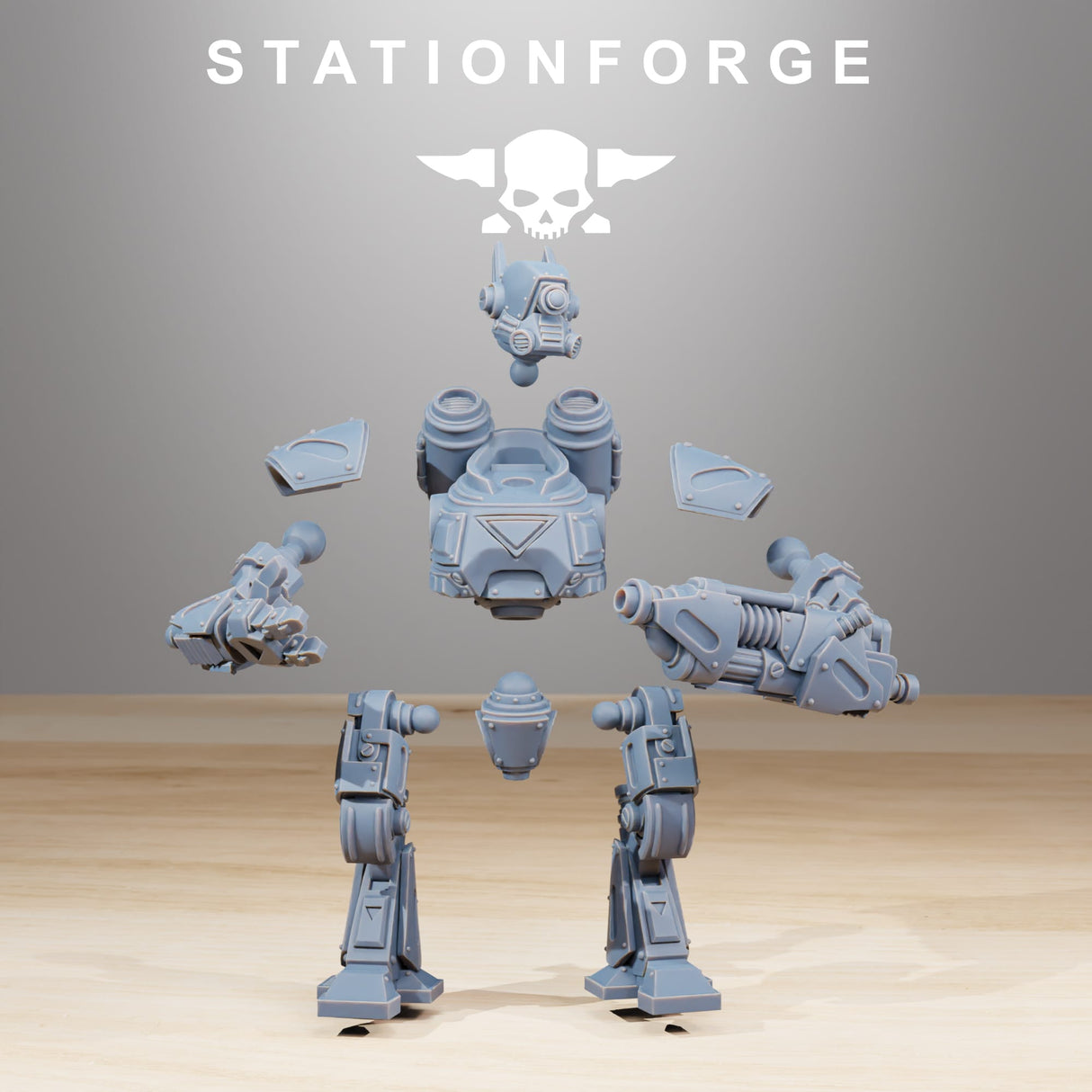 Tabletop Terrain Miniature Scavenger Mechanods