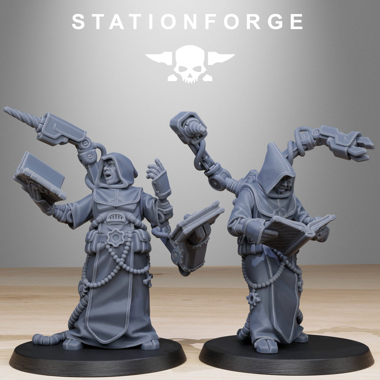 Tabletop Terrain Miniature Scavenger Monks