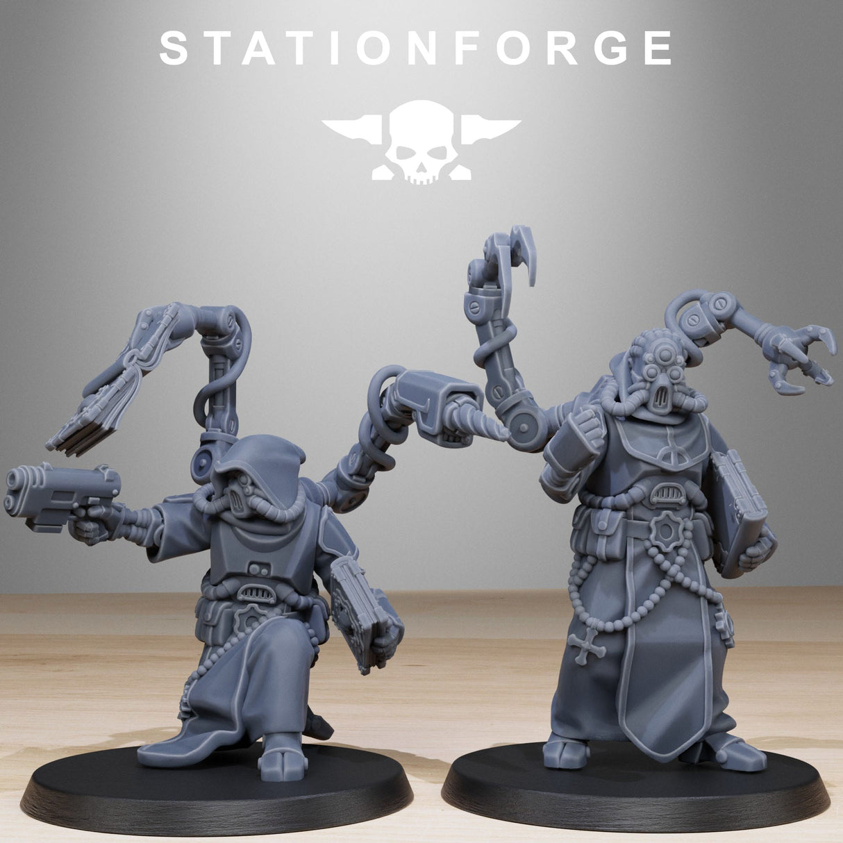 Tabletop Terrain Miniature Scavenger Monks