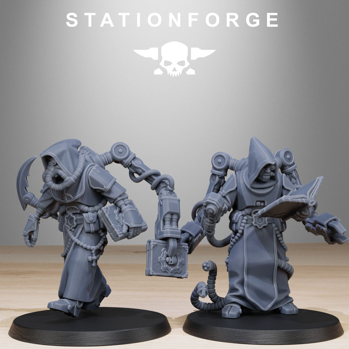 Tabletop Terrain Miniature Scavenger Monks