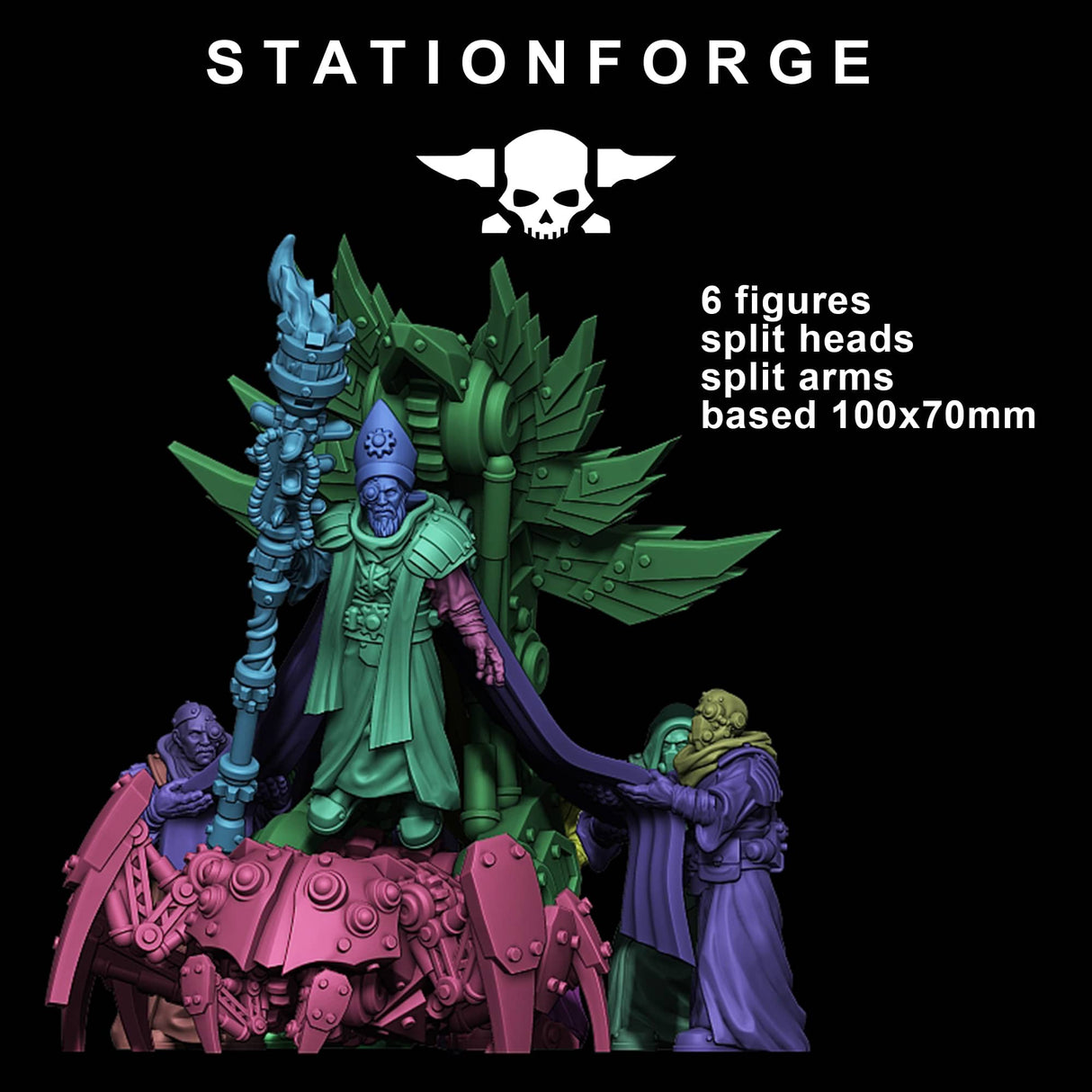 Tabletop Terrain Miniature Scavenger Priest