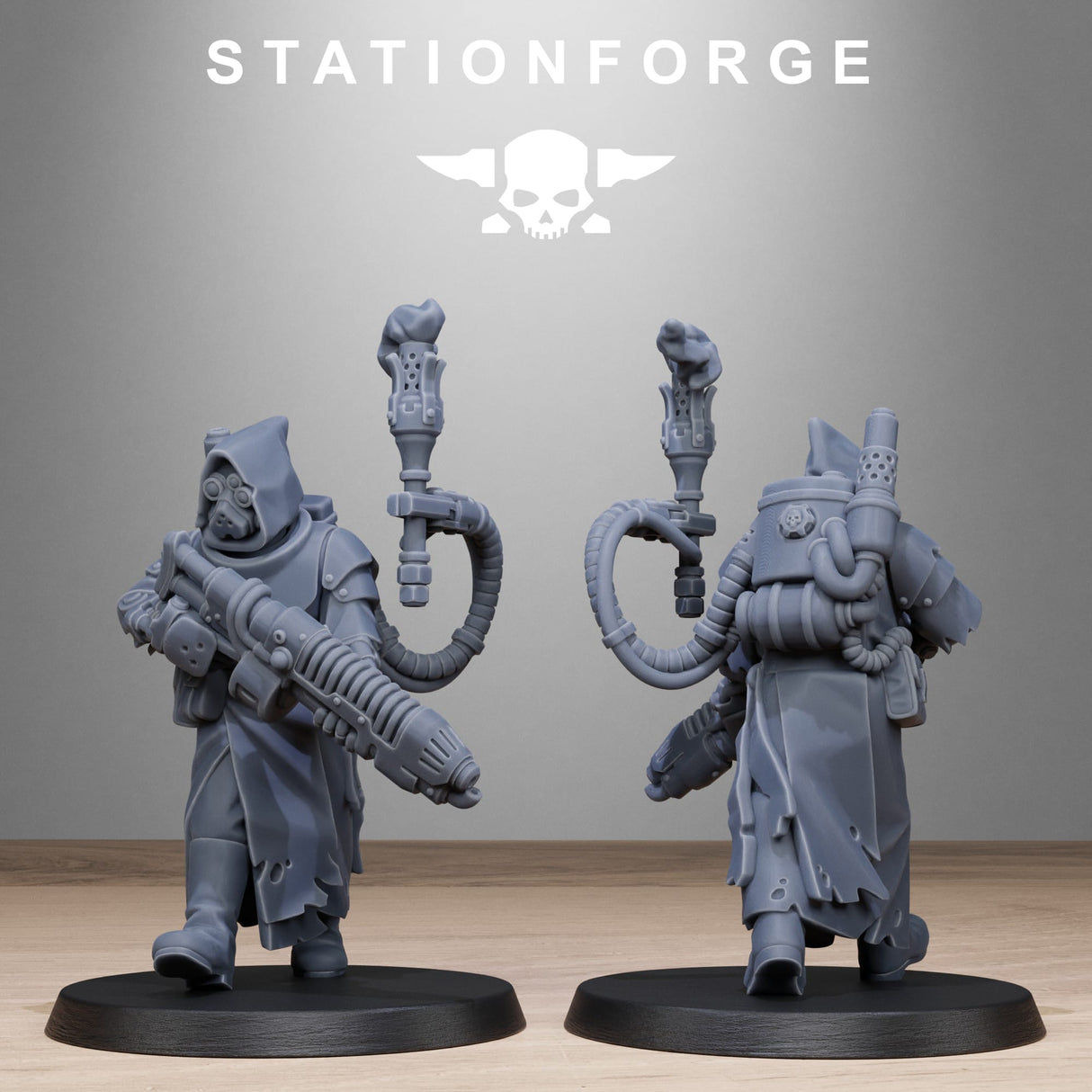 Tabletop Terrain Miniature Scavenger Sanctum Infantry