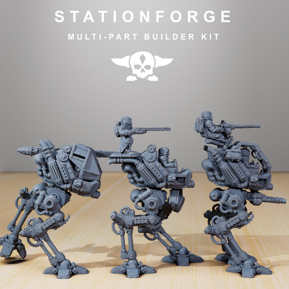 Tabletop Terrain Miniature Scavenger Scout Walker
