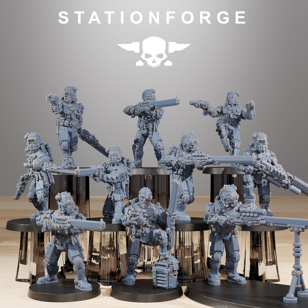 Tabletop Terrain Miniature Scavenger Security Patrol