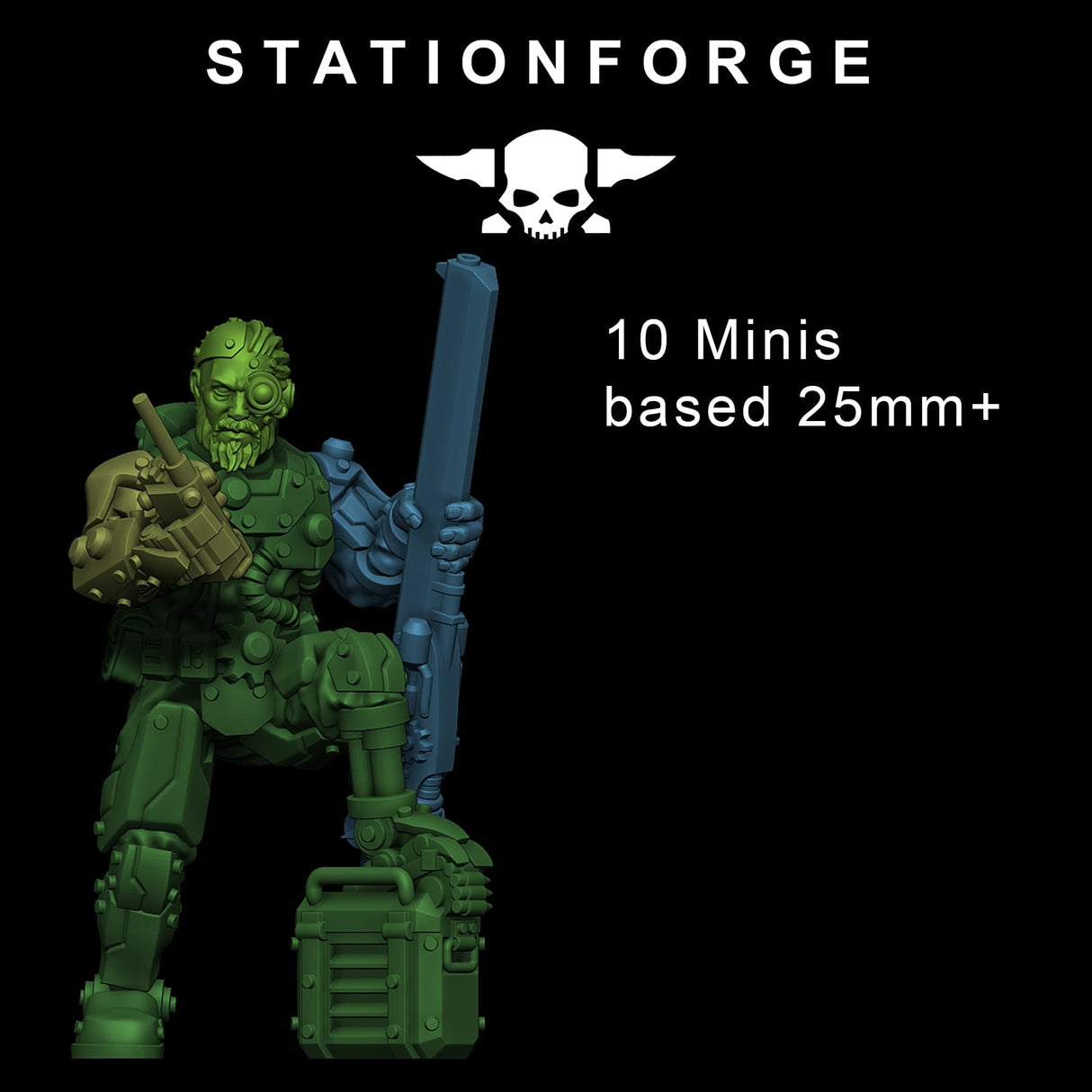 Tabletop Terrain Miniature Scavenger Security Patrol