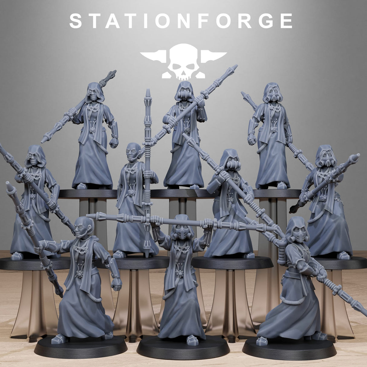 Tabletop Terrain Miniature Scavenger Sister Priests