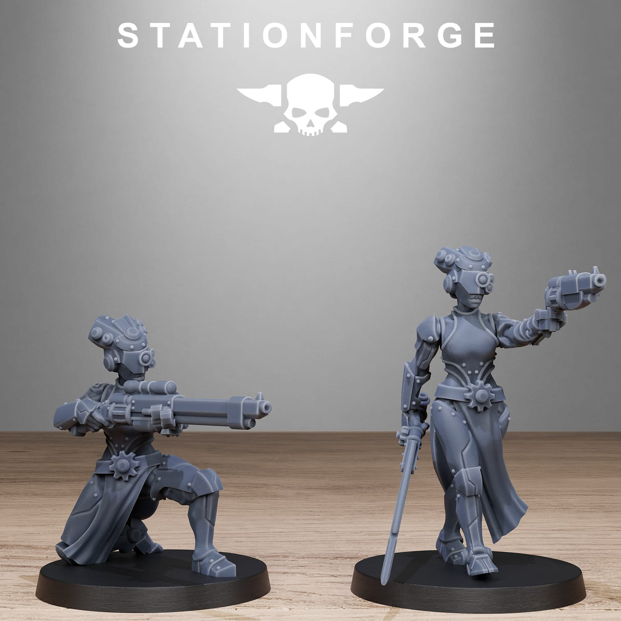 Tabletop Terrain Miniature Scavenger Sisters Infantry