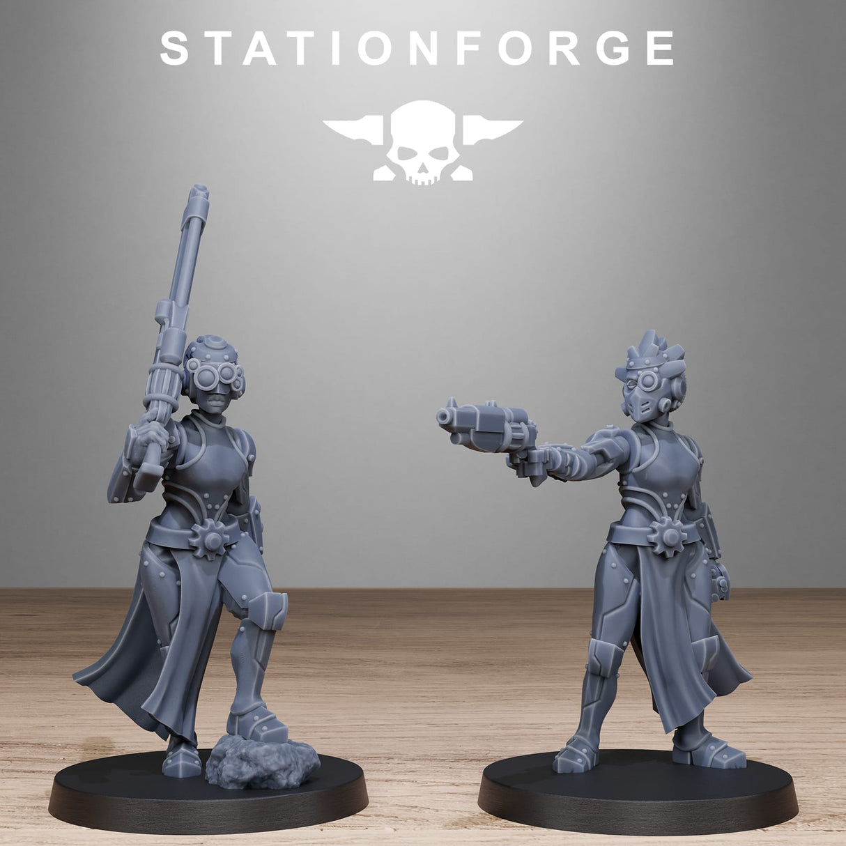 Tabletop Terrain Miniature Scavenger Sisters Infantry