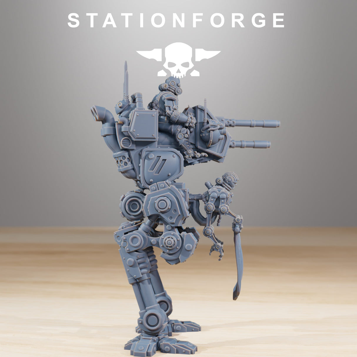Tabletop Terrain Miniature Scavenger Walker