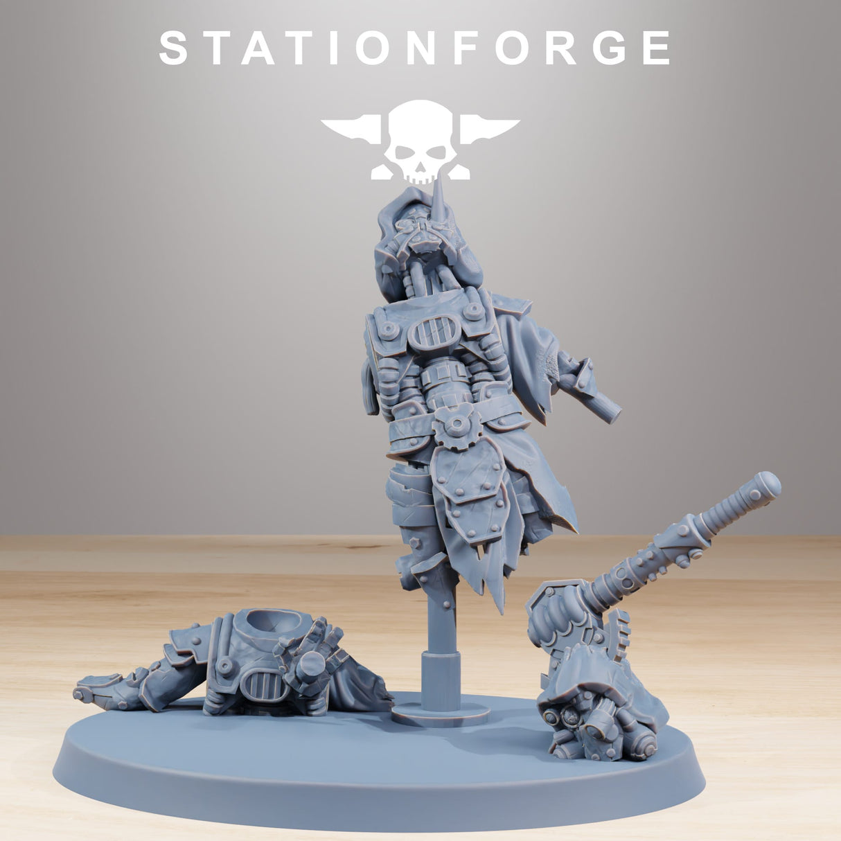 Tabletop Terrain Miniature Scavenger Wounded
