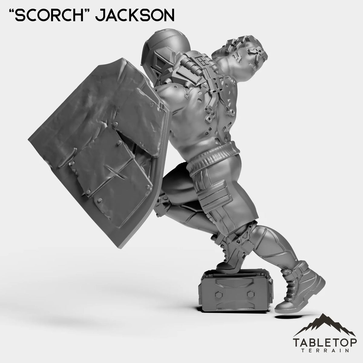 Tabletop Terrain Miniature ''Scorch'' Jackson