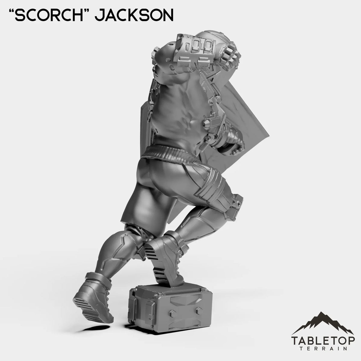 Tabletop Terrain Miniature ''Scorch'' Jackson