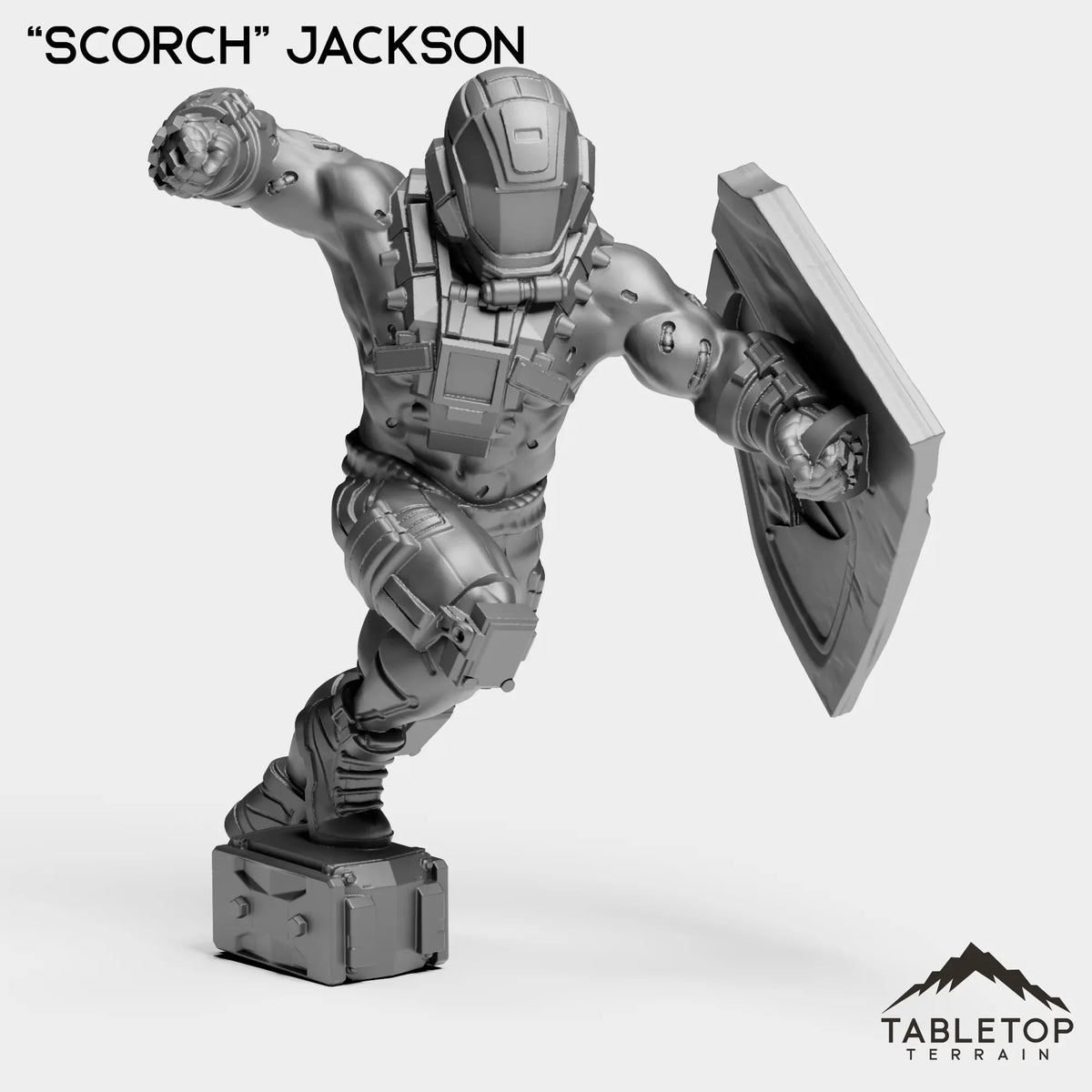 Tabletop Terrain Miniature ''Scorch'' Jackson
