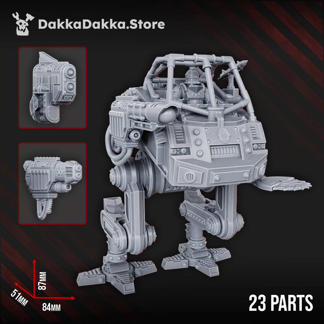 Tabletop Terrain Miniature Scout Stompermech