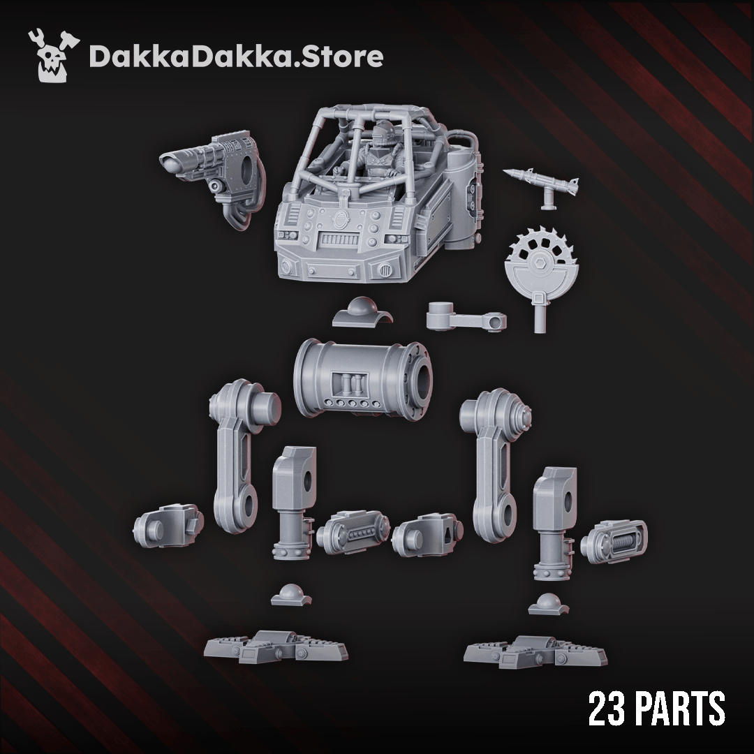 Tabletop Terrain Miniature Scout Stompermech