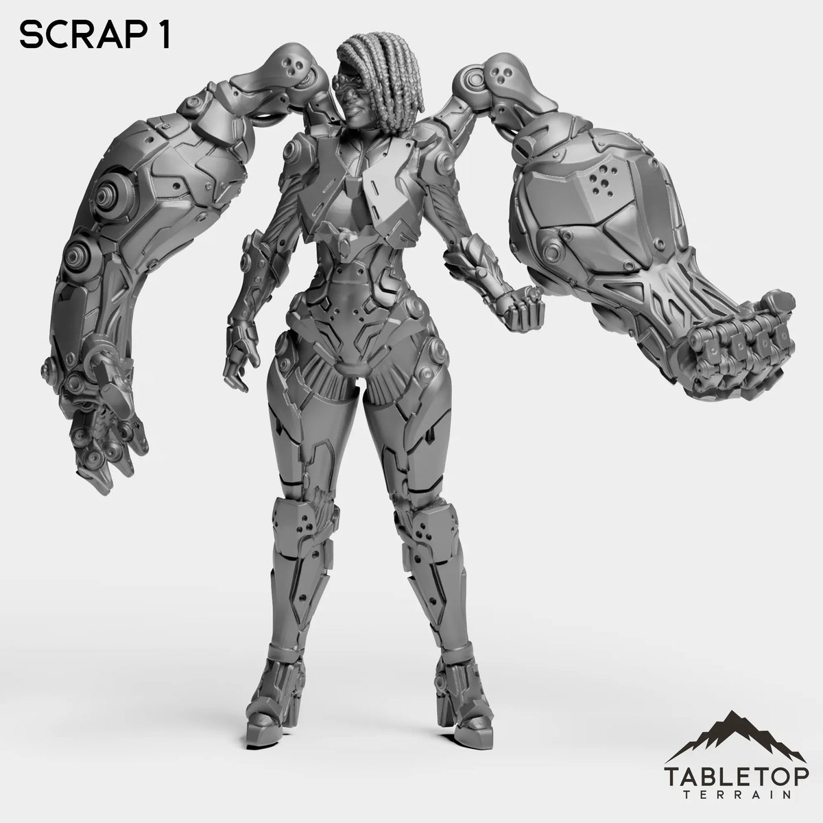 Tabletop Terrain Miniature Scrap 1 Scraps - Human Hybrids