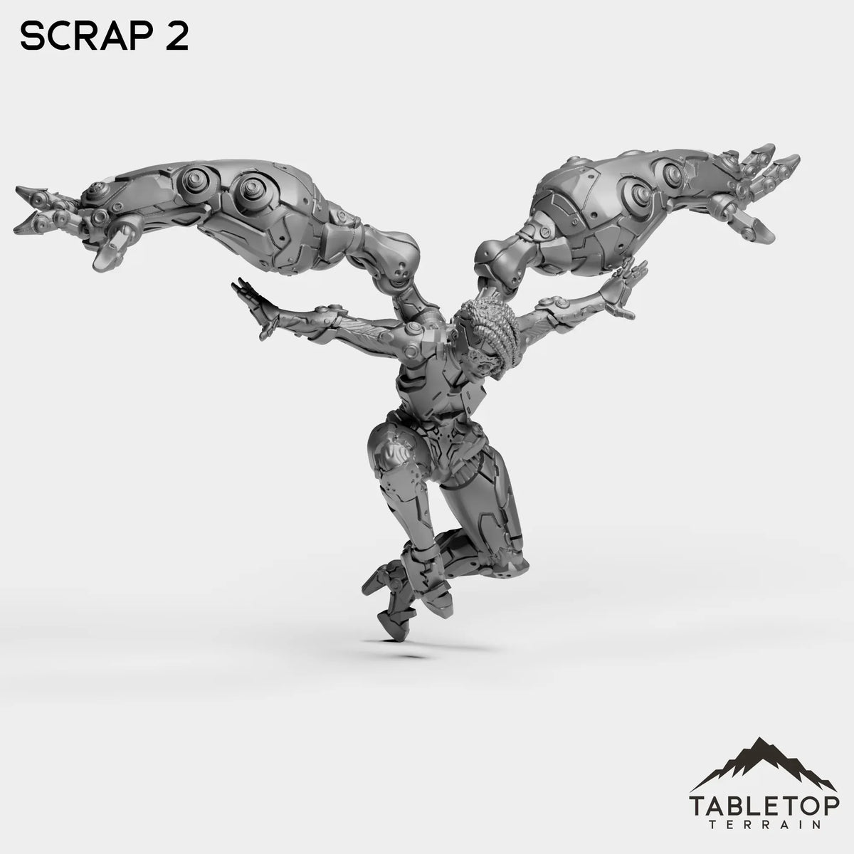 Tabletop Terrain Miniature Scrap 2 Scraps - Human Hybrids