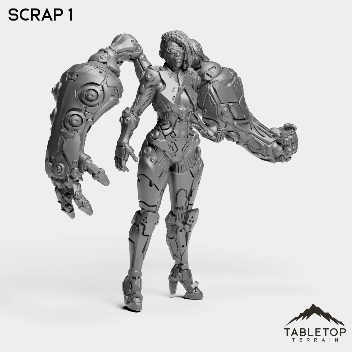 Tabletop Terrain Miniature Scraps - Human Hybrids