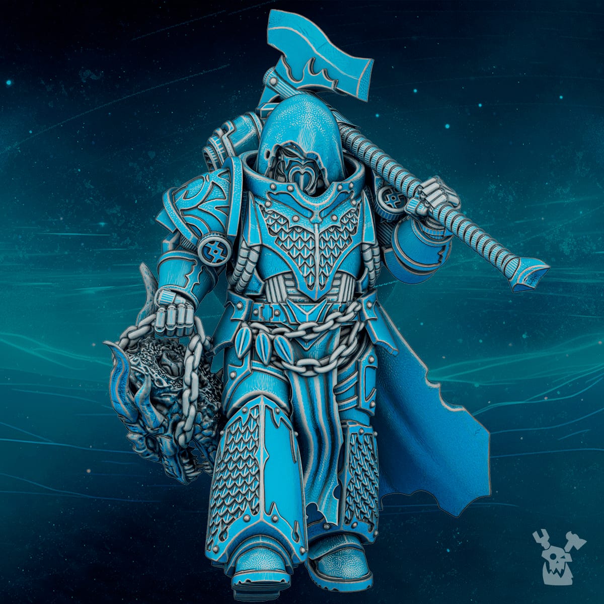 Tabletop Terrain Miniature Scylla Beast Hunter (new design) - Havoc Armored Space Master
