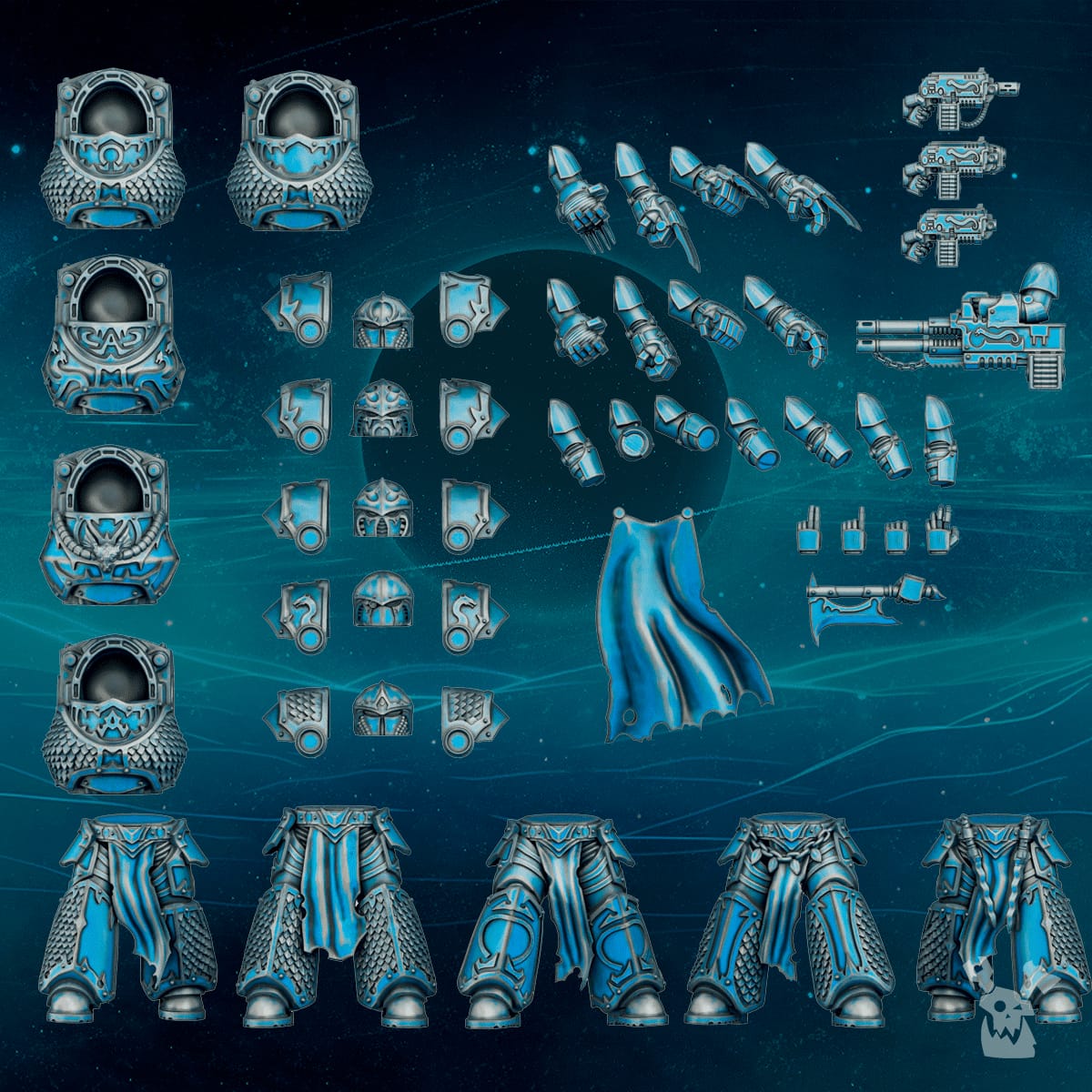 Tabletop Terrain Miniature Scylla Destroyers Squad (build kit)