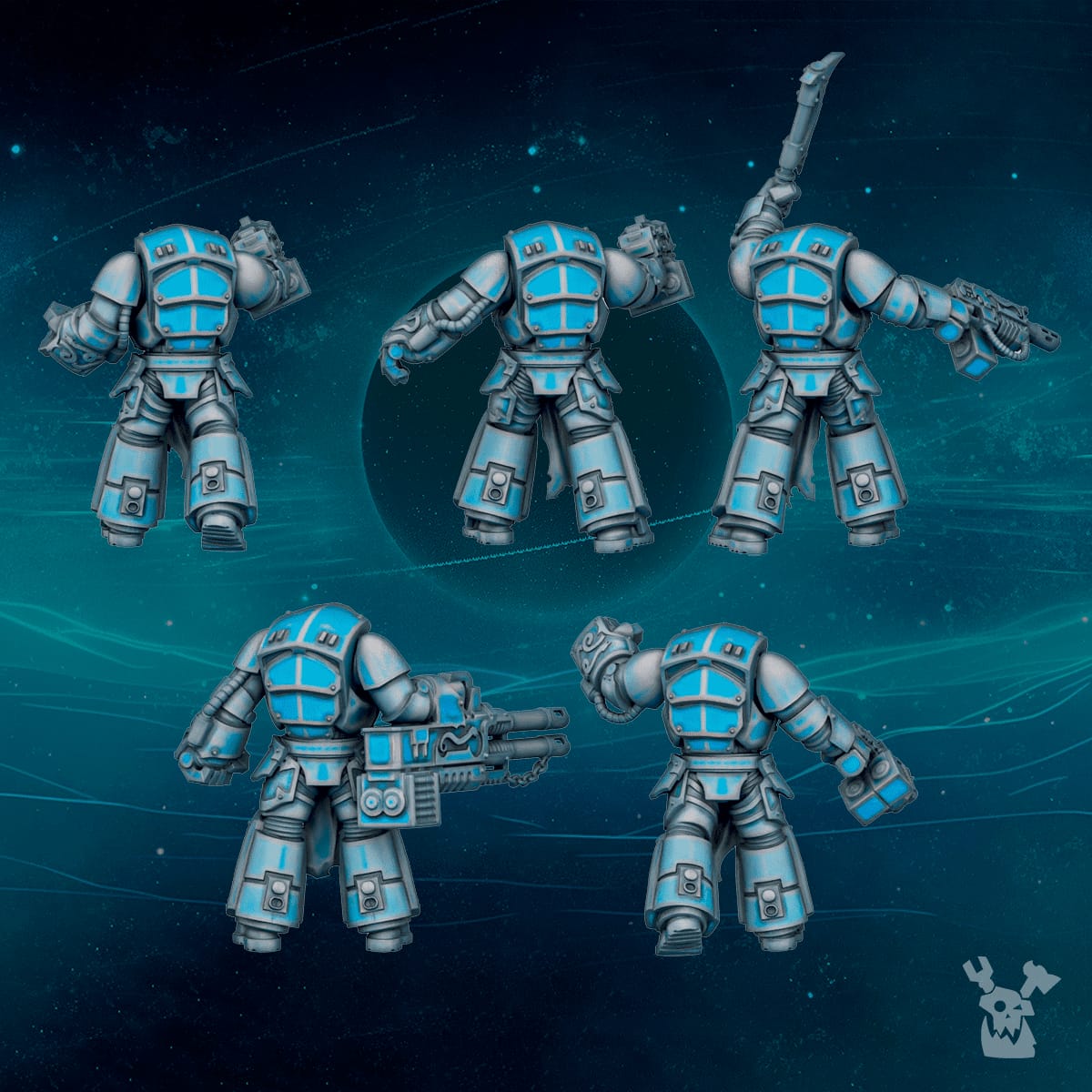 Tabletop Terrain Miniature Scylla Destroyers Squad (build kit)