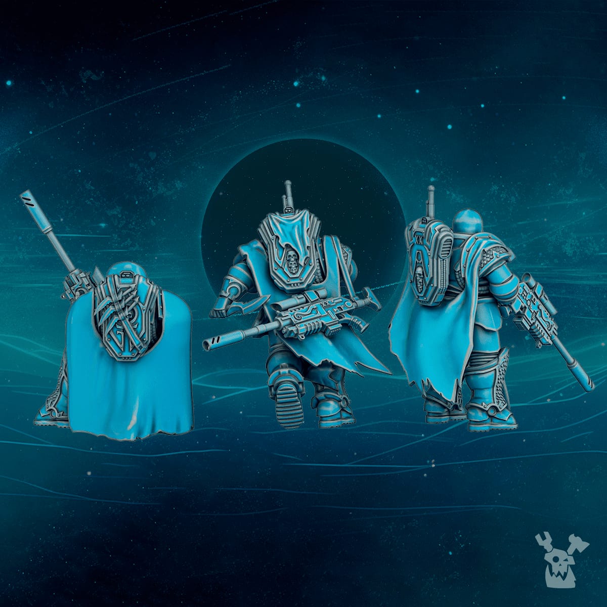 Tabletop Terrain Miniature Scylla Dragon Hunters (x3)