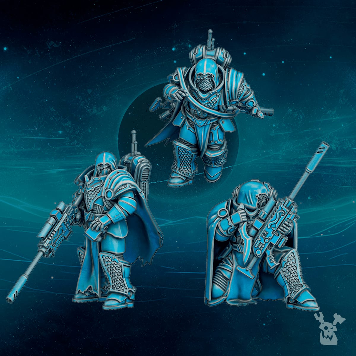 Tabletop Terrain Miniature Scylla Dragon Hunters (x3)
