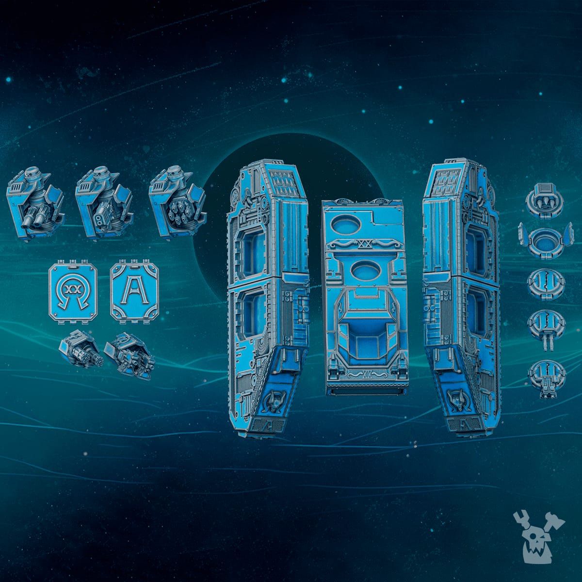 Tabletop Terrain Miniature Scylla Legion ASV