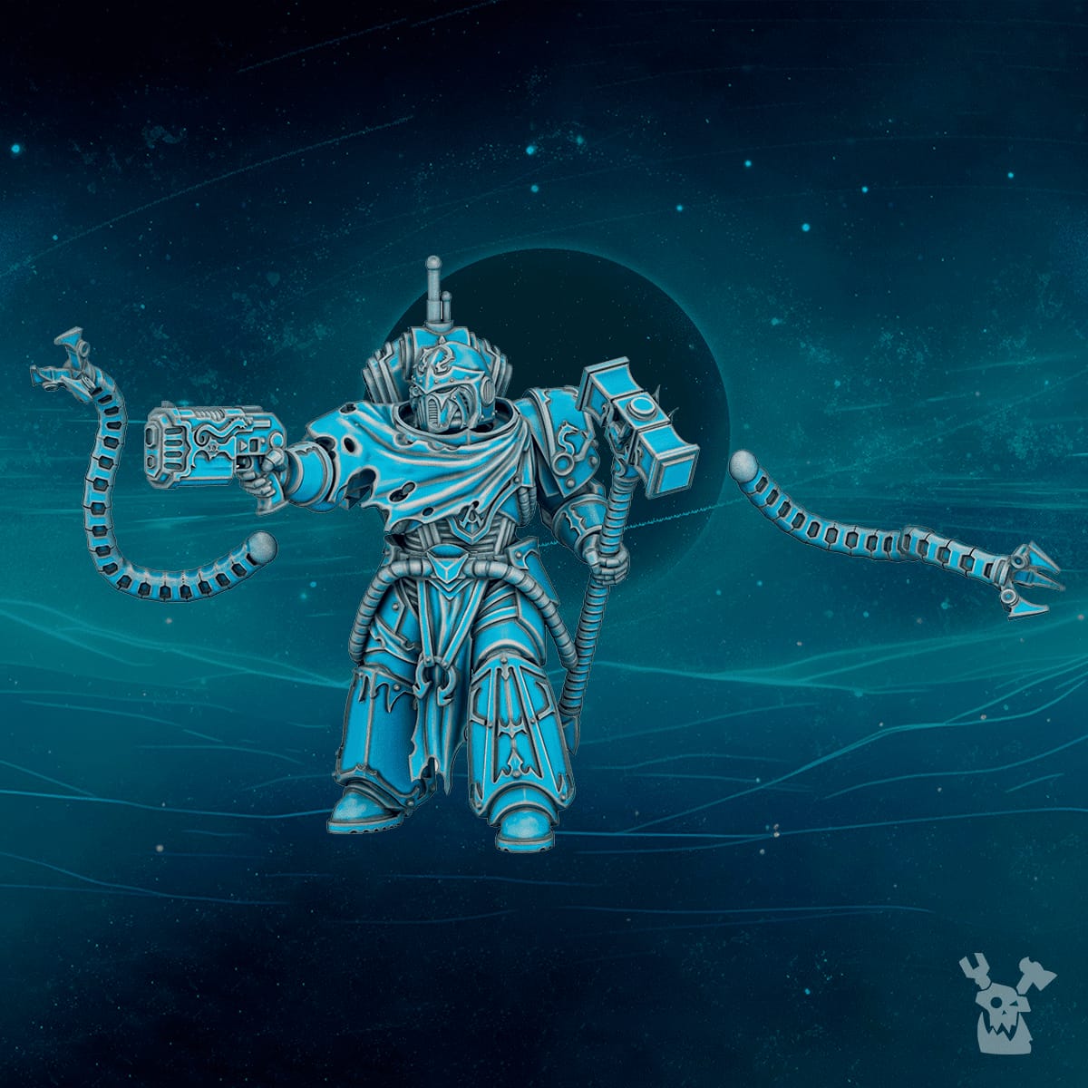 Tabletop Terrain Miniature Scylla Sethlans the Blacksmith (new design)