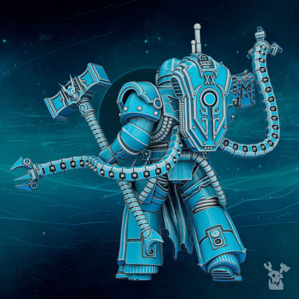 Tabletop Terrain Miniature Scylla Sethlans the Blacksmith (new design)