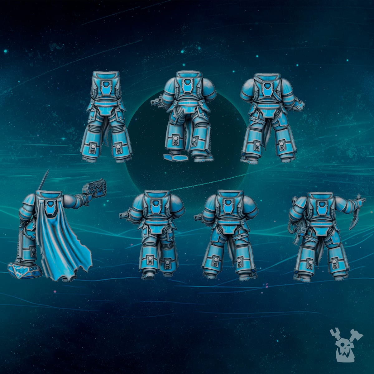 Tabletop Terrain Miniature Scylla Squad (build kit)