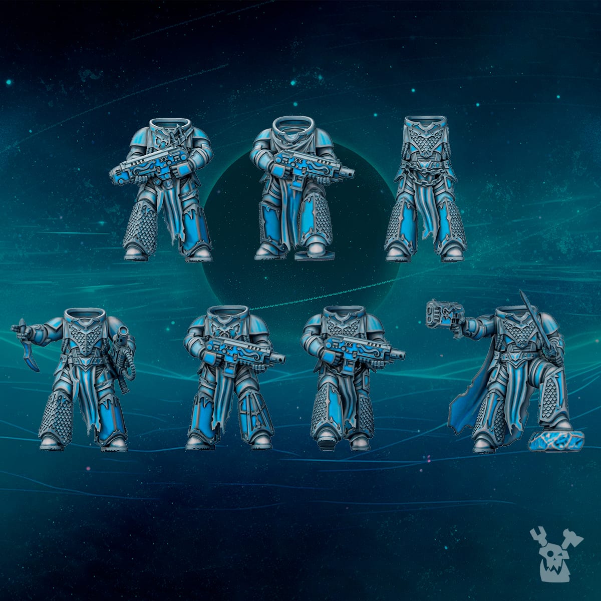 Tabletop Terrain Miniature Scylla Squad (build kit)