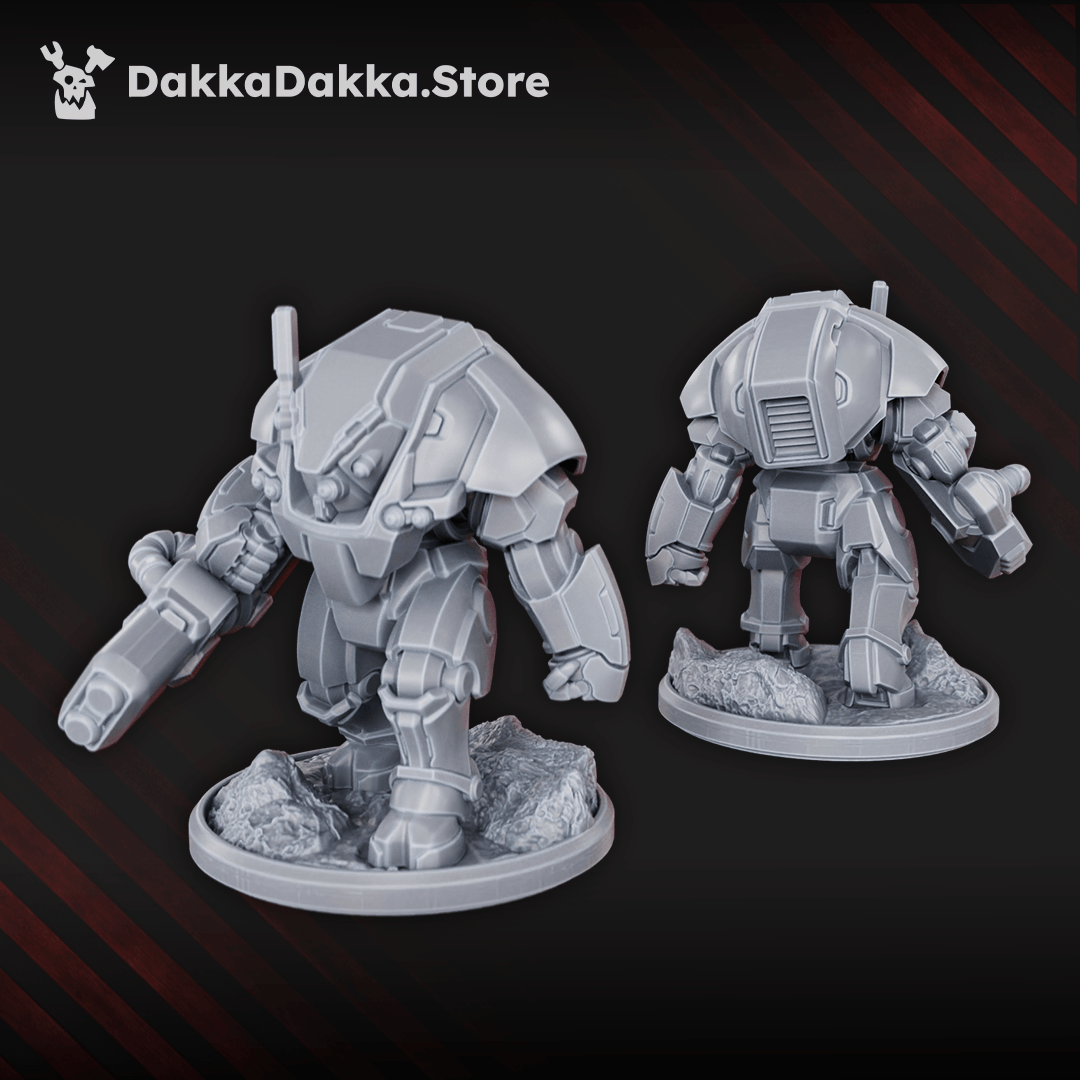 Tabletop Terrain Miniature Shadow Combat Suits