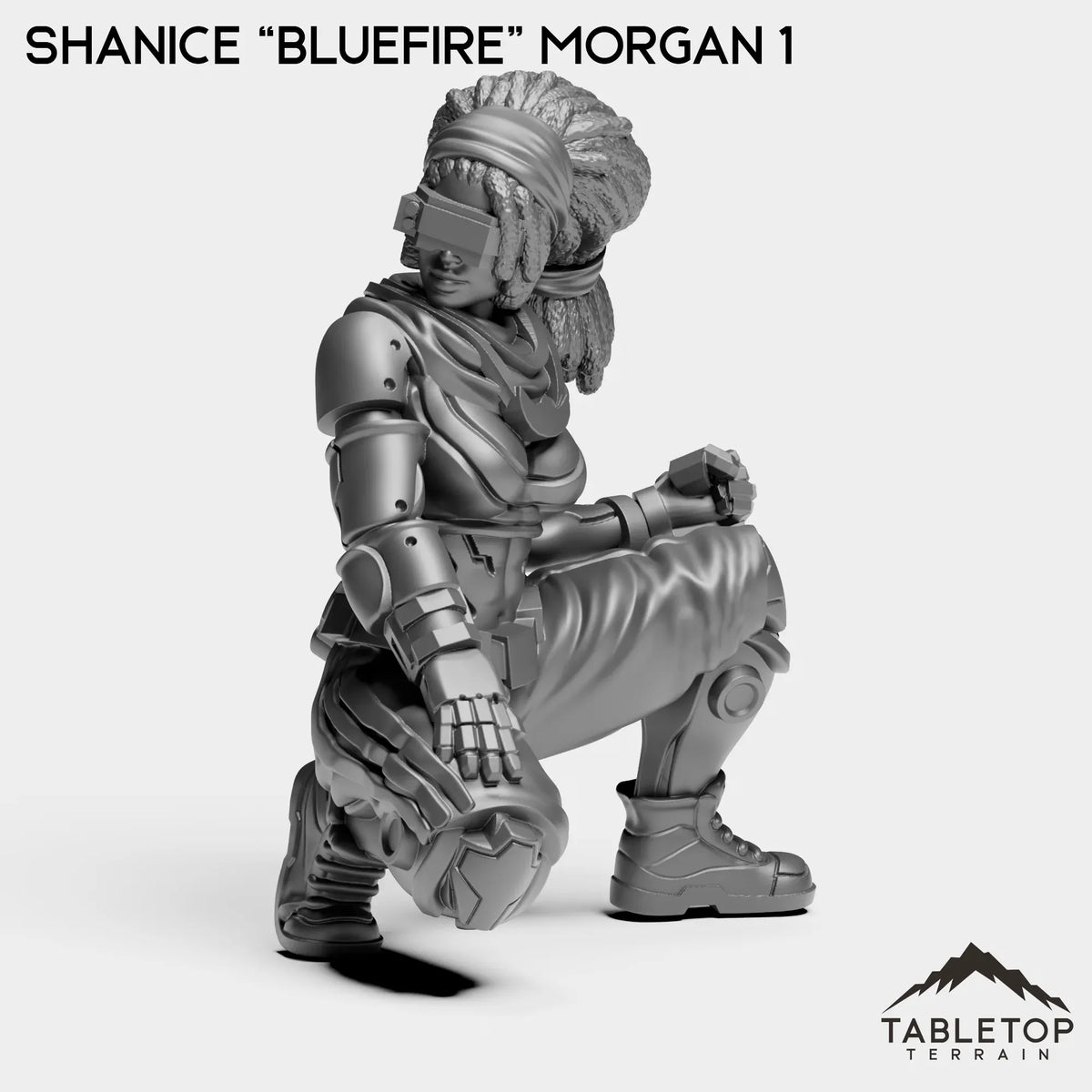 Tabletop Terrain Miniature Shanice “Bluefire” Morgan 1 Shanice “Bluefire” Morgan