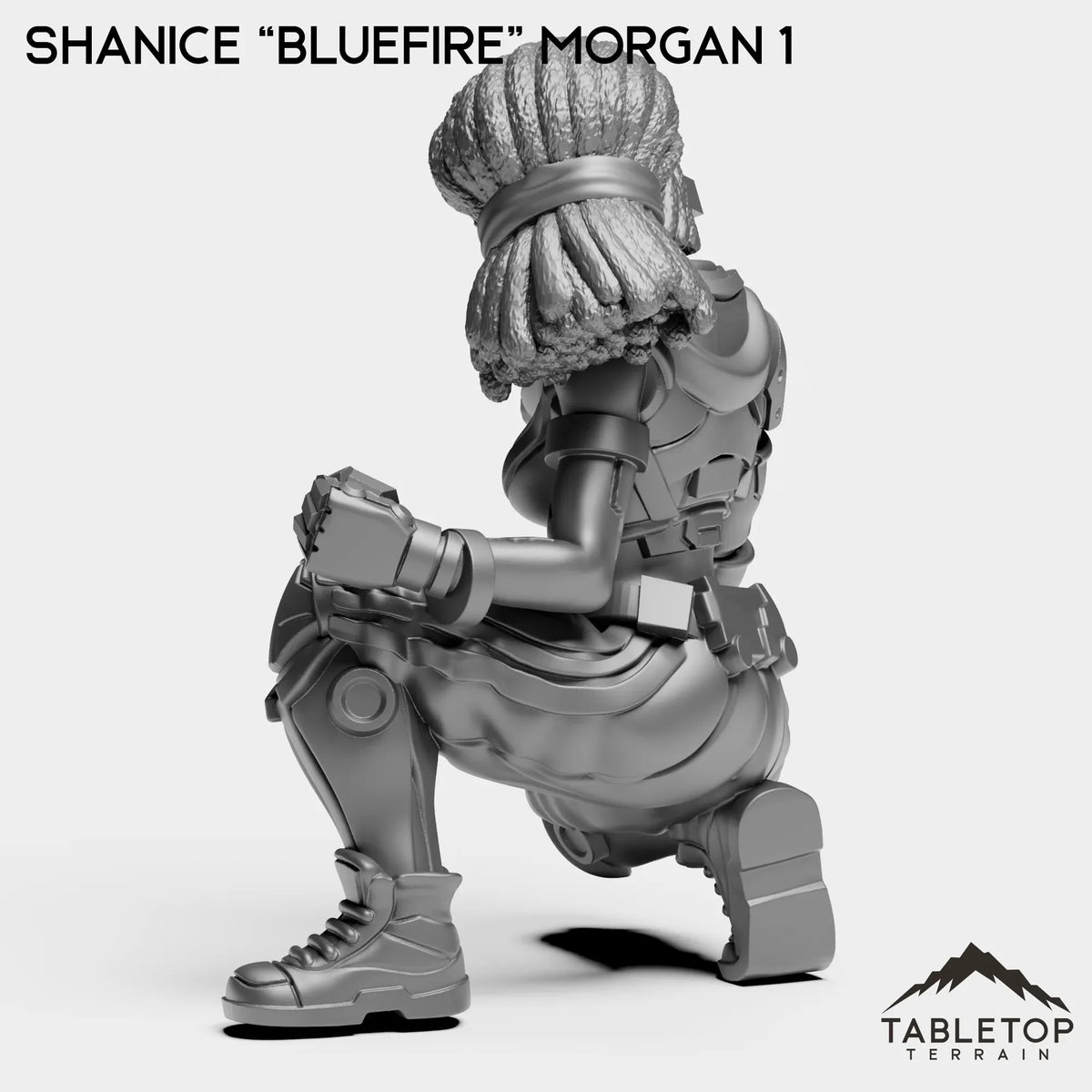 Tabletop Terrain Miniature Shanice “Bluefire” Morgan