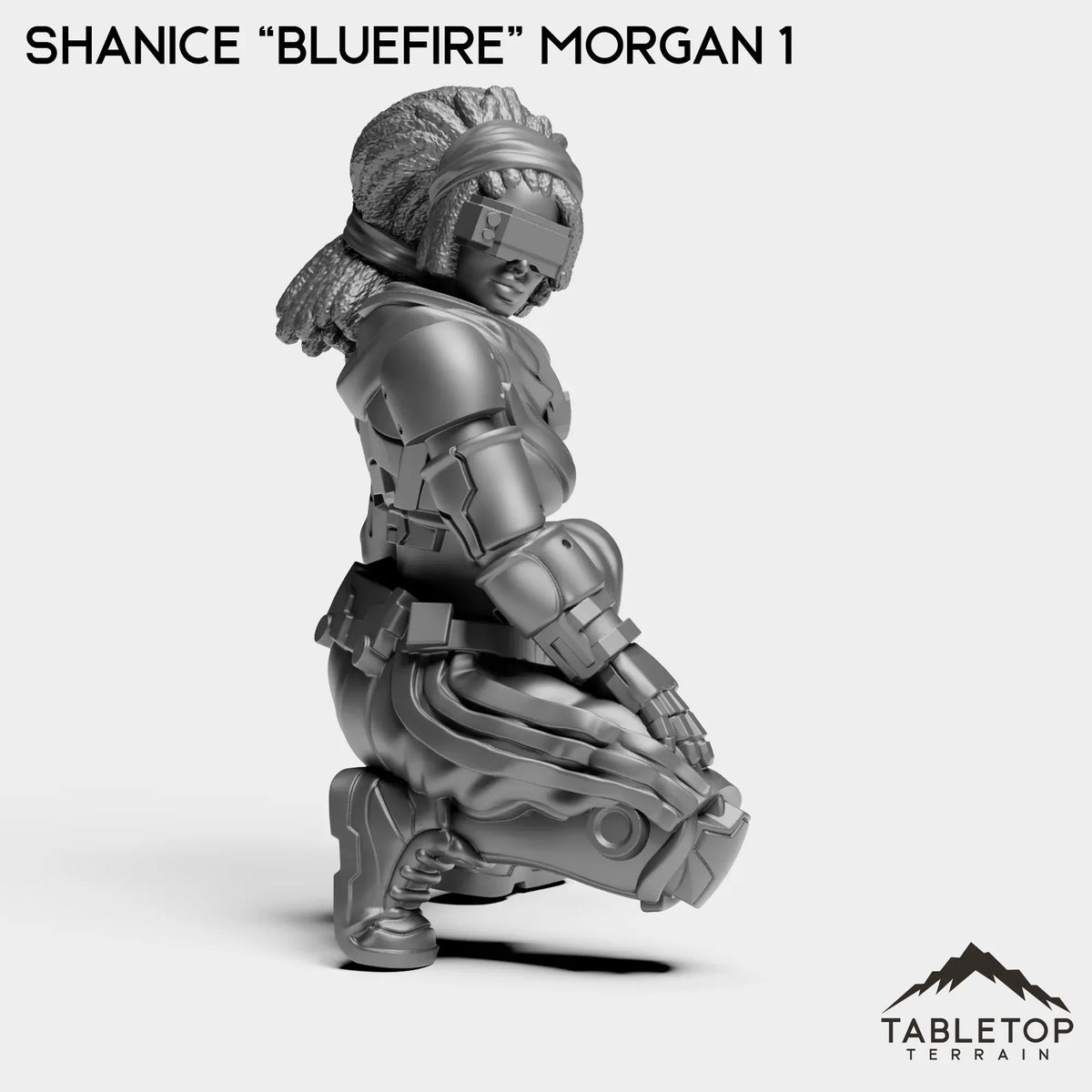 Tabletop Terrain Miniature Shanice “Bluefire” Morgan