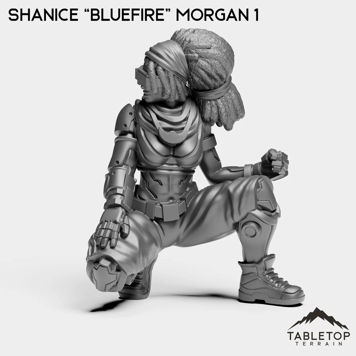 Tabletop Terrain Miniature Shanice “Bluefire” Morgan