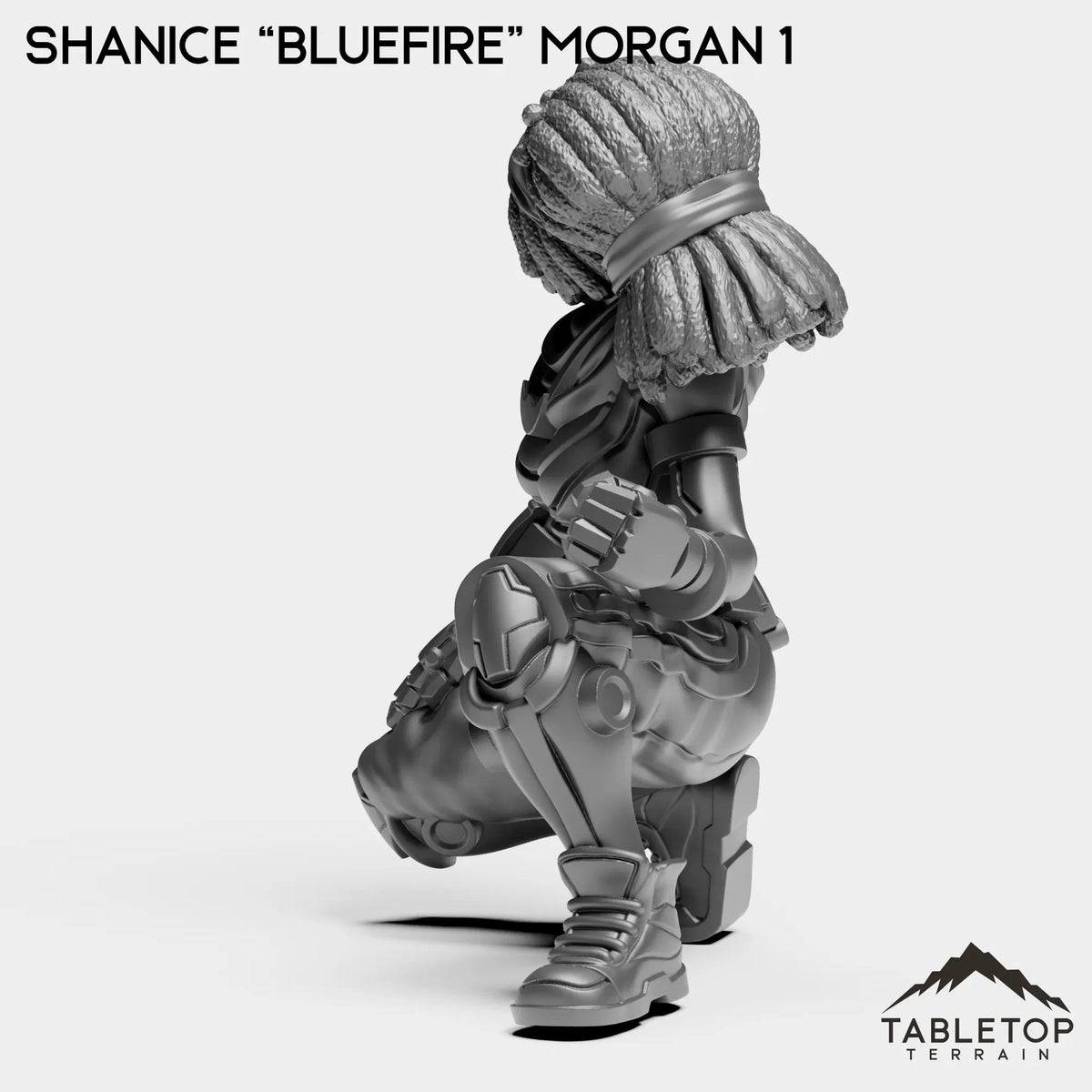 Tabletop Terrain Miniature Shanice “Bluefire” Morgan