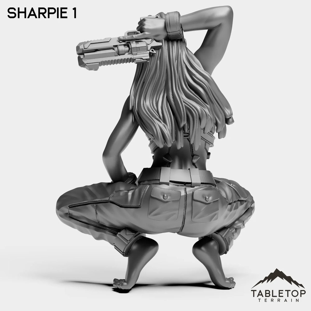 Tabletop Terrain Miniature Sharpie - Black Site Prisoners